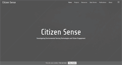 Desktop Screenshot of citizensense.net